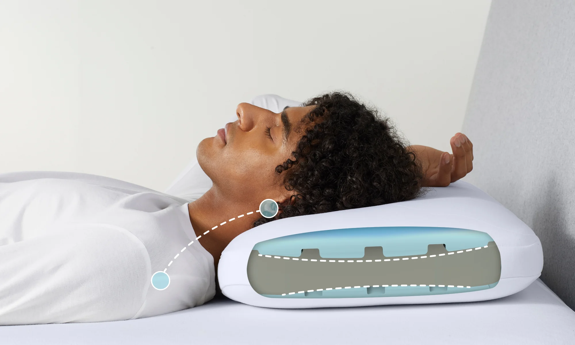 Foam Pillow with Snow Technology - Image 7